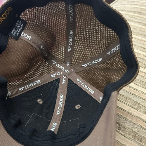 Cappello Condor Flex tattico a rete uomo S/M aderente verde toppa con gancio e passante 6 pannelli - Foto 7 di 7