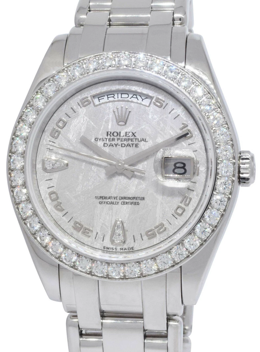 Diamond outlet platinum rolex
