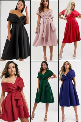 fallen shoulder prom dress