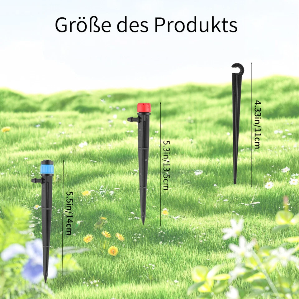 Micro Automatisch Bewässerungssystem Tropfschlauch Bewässerung Timer Set Garten - Bild 3 von 4