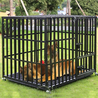Super High Dog Cage XXL-Pet Standing Up Crate Carrier Outdoor w/Waterproof Cover