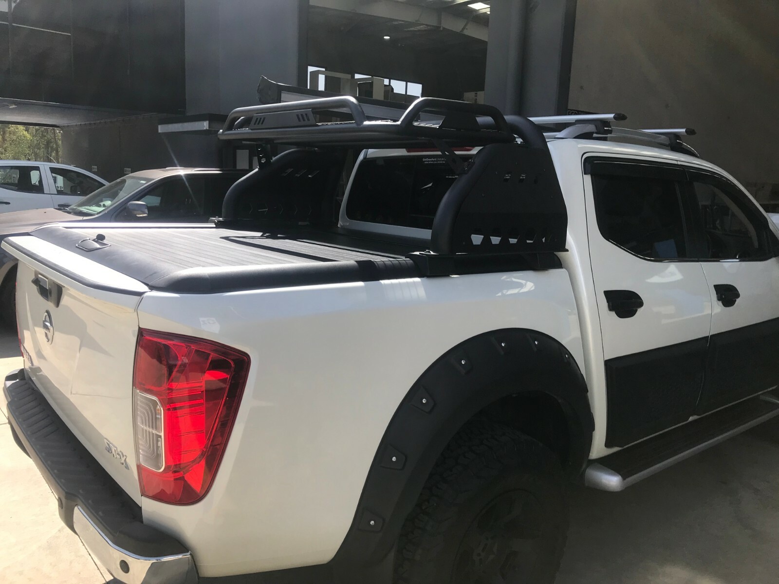 FITS NISSAN NAVARA D22 D23 D40 NP300 Sports Bar Roof Top Basket Hunting