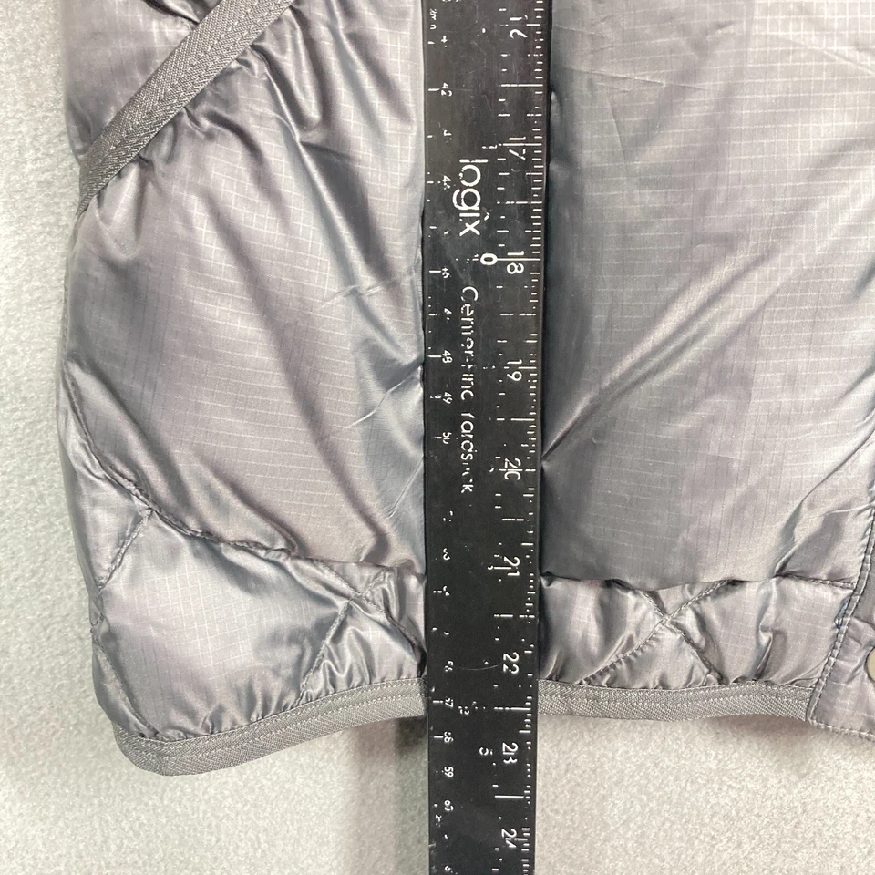 Chaqueta acolchada polar REI Co-op para mujer gris negra talla XS senderismo al aire libre Foto 3 de 4