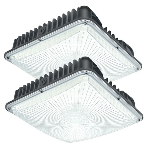 Commercial 2 Pack 70-Watt Eqv. LED Outdoor Security Light,Canopy / Area Lighting - Picture 7 of 15