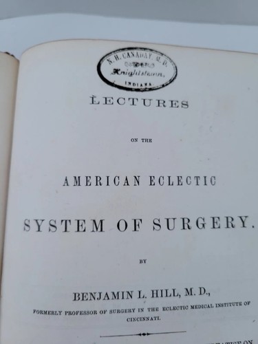 Antique 1866 Eclectic Surgeries RARE Over 100 Engravings Medical Book MD Surgeon - Picture 9 of 23
