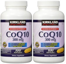 Kirkland wcaqZ, COQ10 300 mg 100 Softgels Pack of 2 