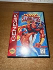 Saturday Night Slammasters- Sega Genesis Boxed TESTED No Manual