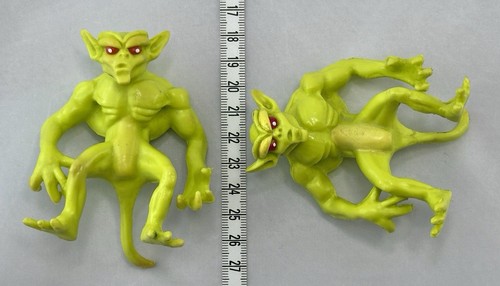 Alien Demon Amarillo Verde Blackstar Filmation Galoob 1983 2 Piezas Sin Motu - Imagen 8 de 8