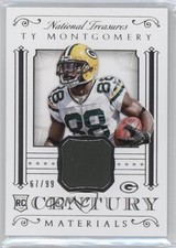 2015 Panini National Treasures Century Materials 67/99 Ty Montgomery #CM-TM 8p8