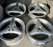 Vintage Prime Tri Spoke 3 Blade Wheels Rims Set 16 16x7 5x100 36 Rare Usa Vthf