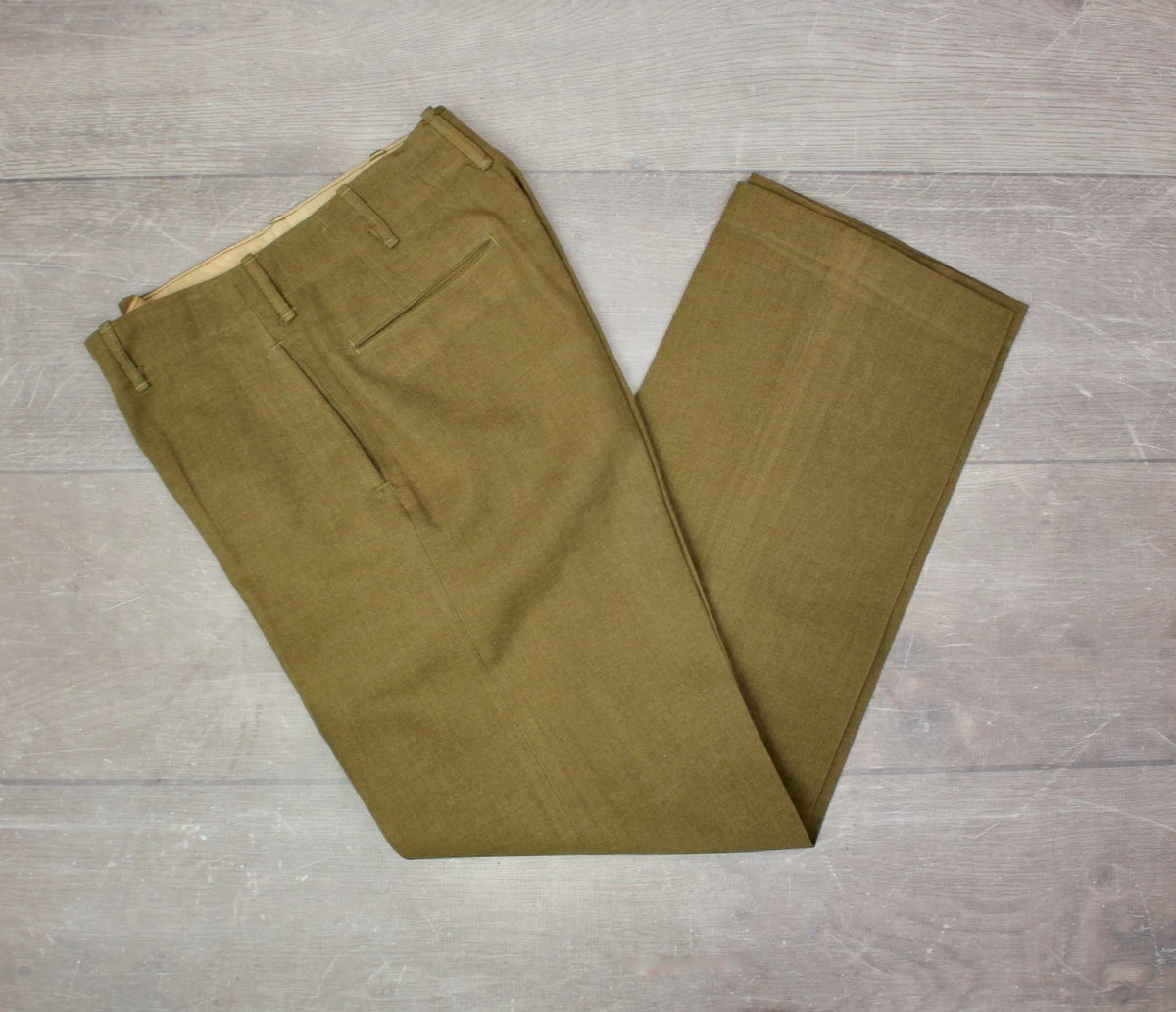 パンツ US ARMY M-1937 WOOL TROUSERS 1940s W31 Original US M-1937 Wool Trousers