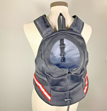 Pet Carrier Backpack Mesh Black Size Small Reflective Adjustable Dog Cat