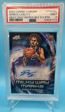 2023 Topps Cosmic Chrome Dereck Lively Equinox Auto Black Eclipse Refractor /10