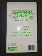 Playmates Toys Teenage Mutant Ninja Turtles Sewer Heroes 4 Pack Classic TMNT NIB