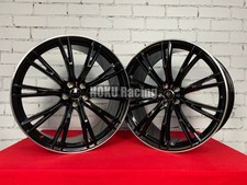 4X 22 Zoll ABT Style Schwarz 9.5J 5X112 Alufelgen für Audi A5 A6 A7 Q5 Q7 etron