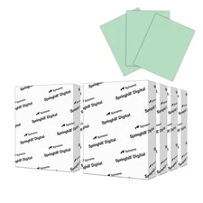 Springhill 8.5” x 11” Green Colored Cardstock Paper, 110lb, 199gsm, 2,000 Sheets