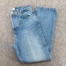 Reformation Cynthia High Rise Straight Jeans Button Fly Womens Size 28