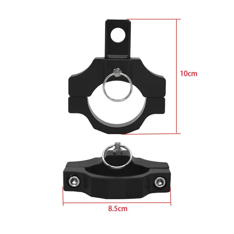 1 Pair UTV ATV Mount Bracket for LED Whip Light Bar Fit 1.75" to 2" Rollbar Cage - Image 4 of 4