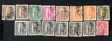 Francobolli Ecuador 1934 Mi#316+317-322+323 usati CV=11$