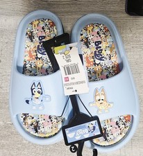 Disney Bluey Bingo Slip On Slides Sandals Girls Sz 2 NEW