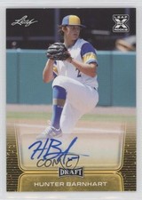 2020 Leaf Draft Auto Gold Hunter Barnhart #BA-HB2 Auto 10k8