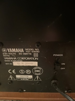 Yamaha YST SW90 Powered Subwoofer | eBay UK