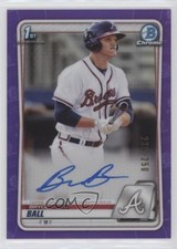 2020 Bowman Chrome Prospects Purple Refractor /250 Bryce Ball #CPA-BBA Auto 0i6p