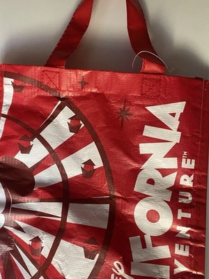 Disney Disneyland California Adventure Small Red Reusable Tote Bag