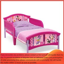 Plastic Toddler Bed - Minnie Mouse: Standard Crib/Toddler, Unupholstered