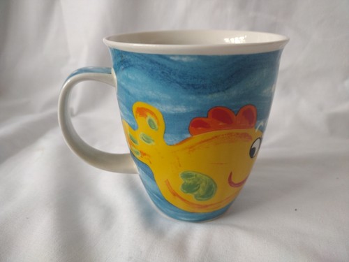 DUNOON Jane Brookshaw Stoneware Crab Fish Coffee Tea Mug Ref2 - Picture 2 of 6