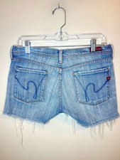 Citizens of Humanity Ingrid 009 Low Rise Cutoff Denim Shorts 28 Y2K
