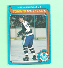(1) JOEL QUENNEVILLE 1979-80 O-PEE-CHEE # 336 LEAFS ROOKIE VG CARD (N1874). rookie card picture