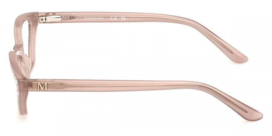 Marco de gafas de plástico beige ojo de gato Marciano By Guess GM50002 059 54-16-145 Foto 2 de 3