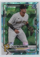 2021 Bowman Chrome Sapphire Aqua Refractor 76/99 Kevin Newman #65 12wz