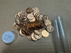 Roll of 50 1957-D Lincoln Wheat Cents Uncirculated