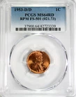 1953-D/D Lincoln Cent PCGS MS64 RD "RPM FS 501" #GA6-39