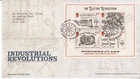 GB ROYAL MAIL FDC COVER 2021 INDUSTRIAL REVOLUTIONS USED STAMP SHEET DERBY PMK