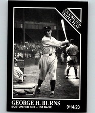 1991 Conlon Collection #201 George Burns NM-MT Red Sox TP
