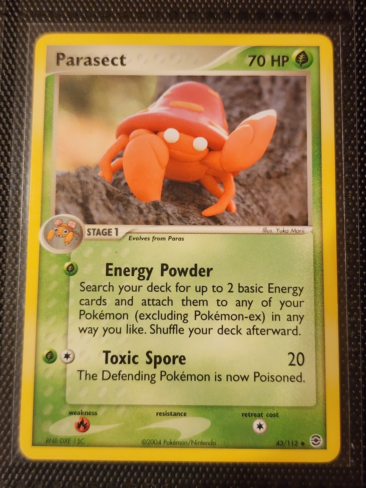 Pokemon Parasect #43/112 Normal FireRed & LeafGreen NM Card