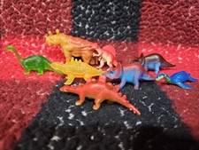 Lot Of 8 Jaru brand Mini Dinosaurs