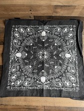 Hav-A-Hank USA MADE 3 GoodSports Skeleton PAISLEY BANDANA Skull Scarf Face Mask