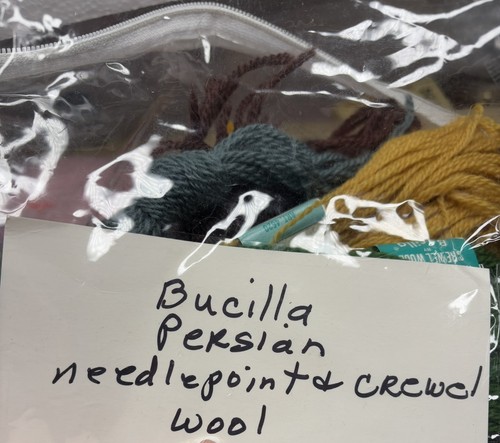 Vintage Bucilla Lot 1.5 Lbs.Wool Yarn Crewel Needlepoint Assorted Colors Persian - Picture 5 of 14