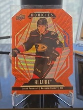 2022-23 Upper Deck Allure Rookies Orange Slice Jacob Perreault #133 Anaheim
