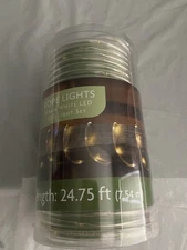 HD Designs Rope Lights 100  Warm White LED 24.75 ft NEW