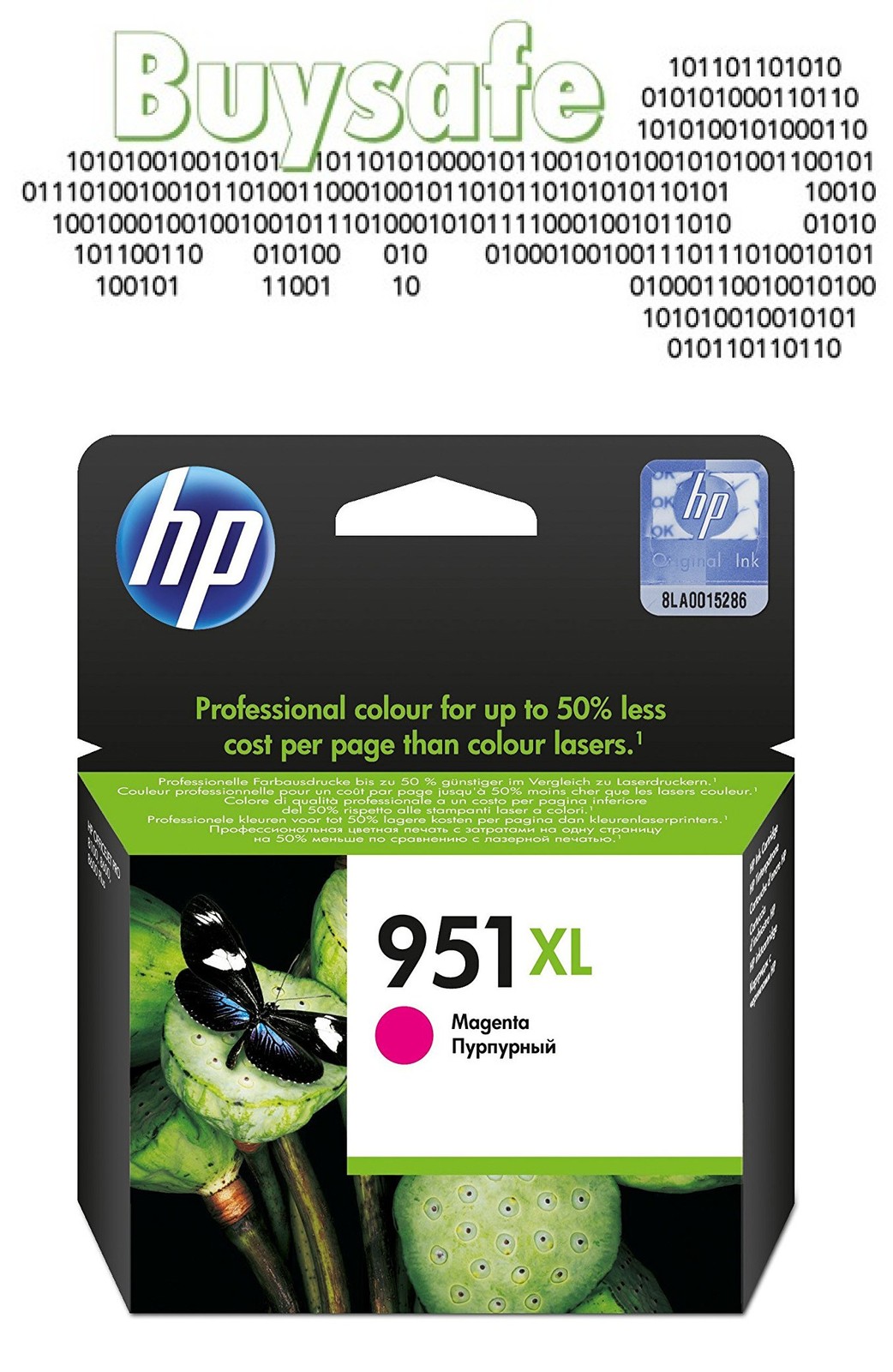 HP 951XL High Yield Magenta Original Ink Cartridge - CN047AE