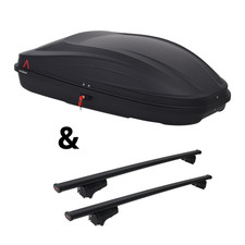 Für VW Polo Fliessheck Typ 86C - Dachträger G3 Clop & Dachbox Spark 320 Neu