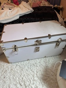 Locking Storage Bin Footlocker Camp Chest