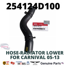 GENUINE OEM Hyundai KIA Radiator Hose Lower Carnival 254124D100