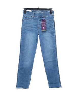 Gloria Vanderbilt Jeans Straight Leg High Rise Shape Effect Pull-On, Blue 6