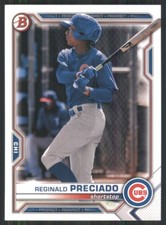 2021 Bowman Draft #BD-199 Reginald Preciado Chicago Cubs 50549